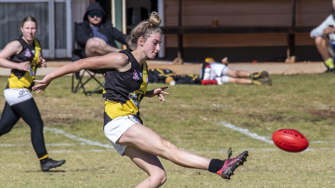 Tiarna Jericho in action for Toowoomba. Picture: Nev Madsen.