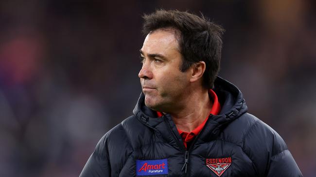 Essendon coach Brad Scott has criticised the concept of a ‘wildcard round’ being discussed by the AFL. Picture: Paul Kane / Getty Images