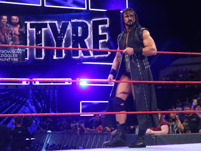 Drew McIntyre says fans will go “wild” in Melboure. Picture: WWE