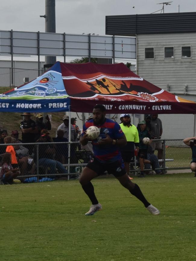 Open men's grand final between GH United and Coastal Balaz at the Mackay Indigenous Rugby League Carnival. Picture: Mitch Bourke.