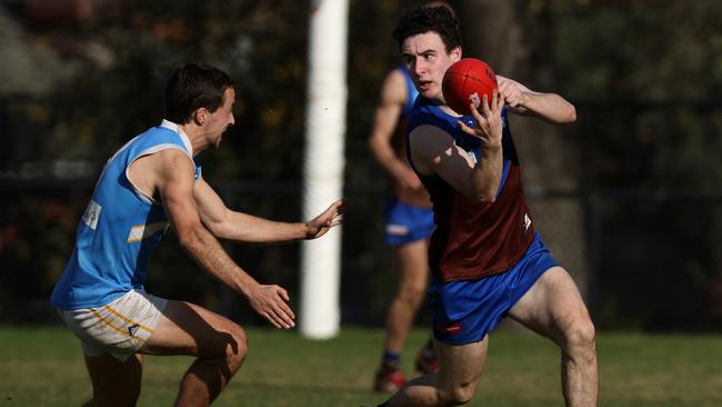 VAFA: Ormond’s Rhys Kennedy on the run. Photo: Hamish Blair