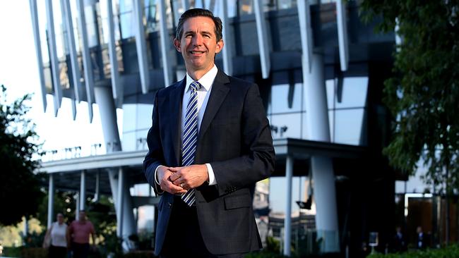 Finance Minister Simon Birmingham said more support for apprentices is on the way. Picture: Jane Dempster