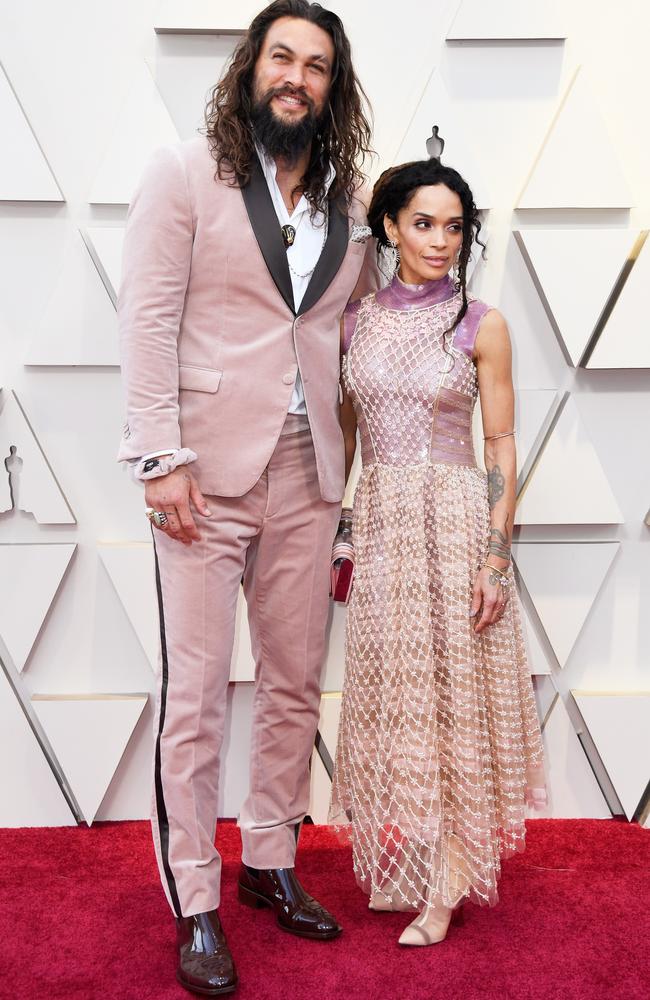 Jason Momoa and Lisa Bonet attend the 91st Annual Academy Awards at Hollywood and Highland on February 24, 2019 in Hollywood, California. (Photo by Frazer Harrison/Getty Images)