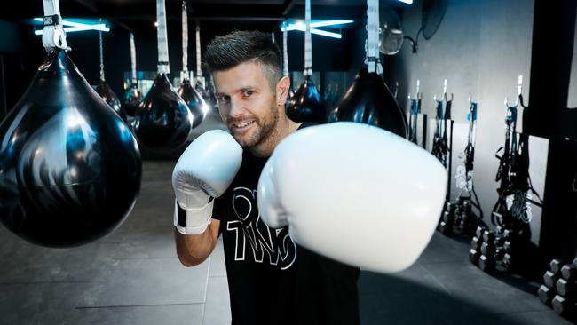 Trent Cotchin is thinking about life after footy. Picture: Alex Coppel