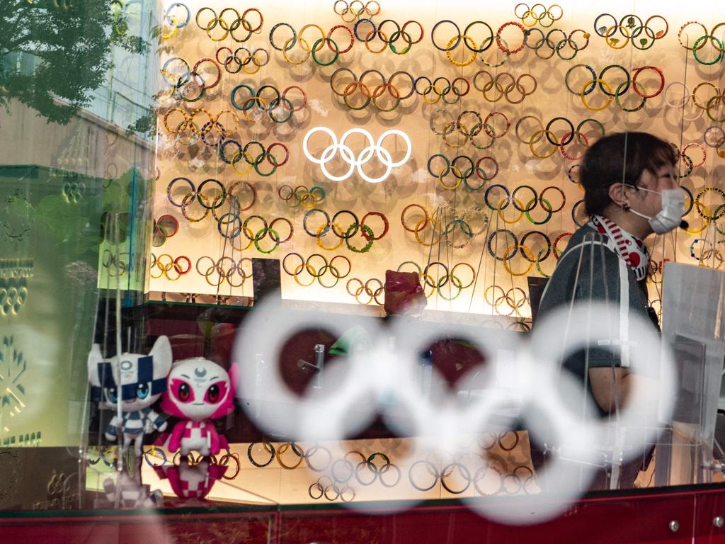 Japan’s new state of emergency would prevent any fans from attending events at the Tokyo Olympics. (Photo by Philip FONG / AFP)