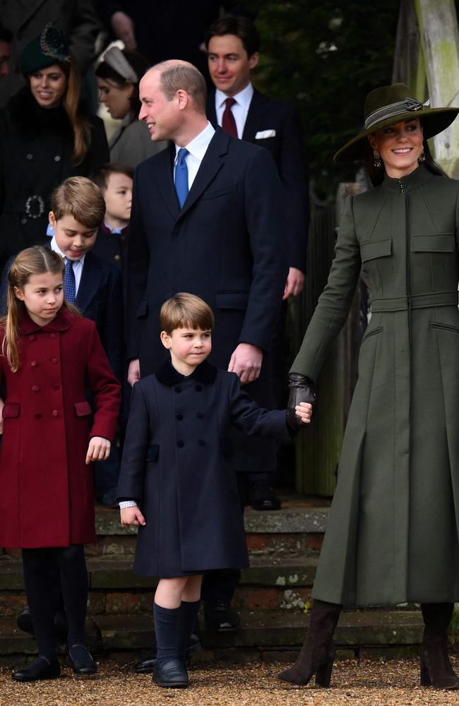 George, Louis and Charlotte’s official roles are yet to be confirmed. Picture: Daniel Leal/AFP