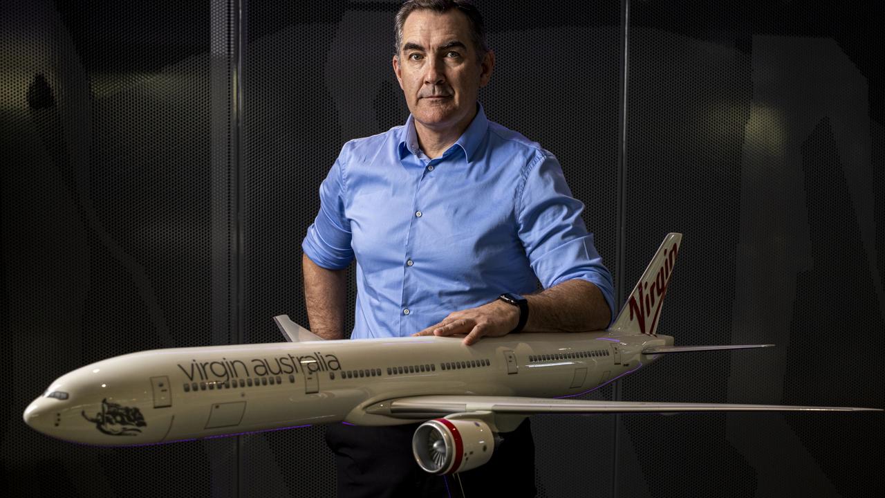 Virgin CEO Paul Scurrah has reportedly asked experts at Deloitte to work on a restructure scenario. Picture: Glenn Hunt/The Australian