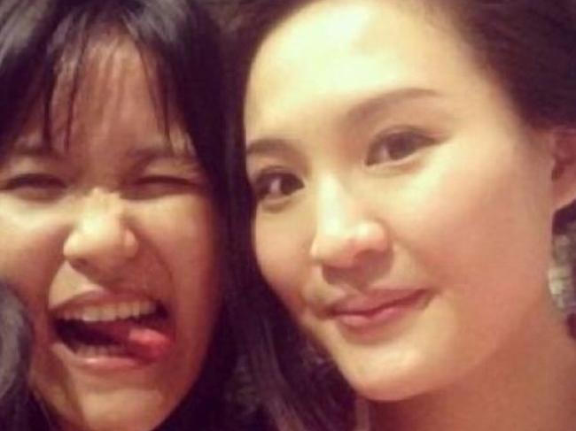 Former Australian resident Jessica Wongso (left) with her friend Mirna Salihin. Wongso is accused of murdering Salihin at a Jakarta cafe in January this year. Picture: Supplied