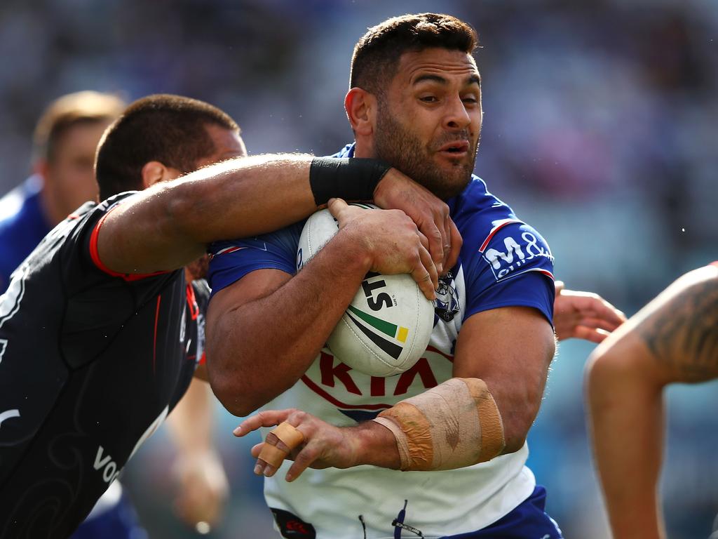 The divine Rhyse Martin of the Bulldogs. Picture: Getty Images