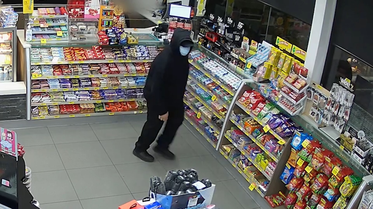Police release vision of armed robbery suspect