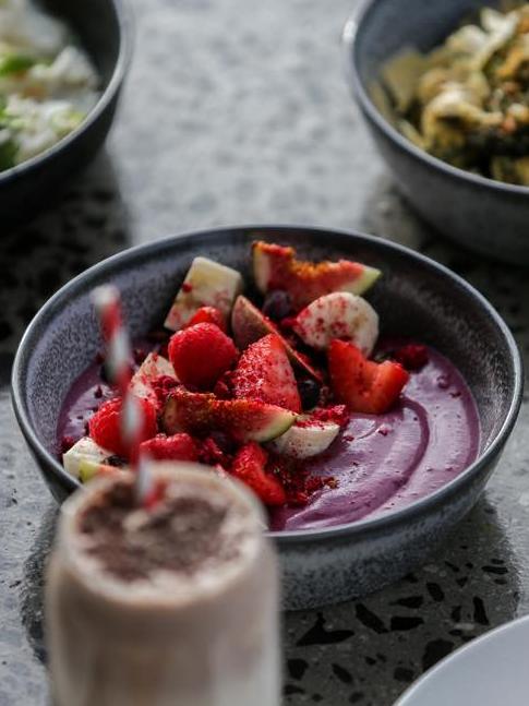 Their acai bowls are pretty in purple. Picture: Facebook