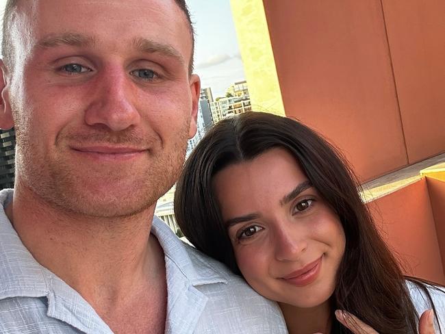 Rory Laird and Eli Taylor are engaged . Picture: Instagram / Rory Laird