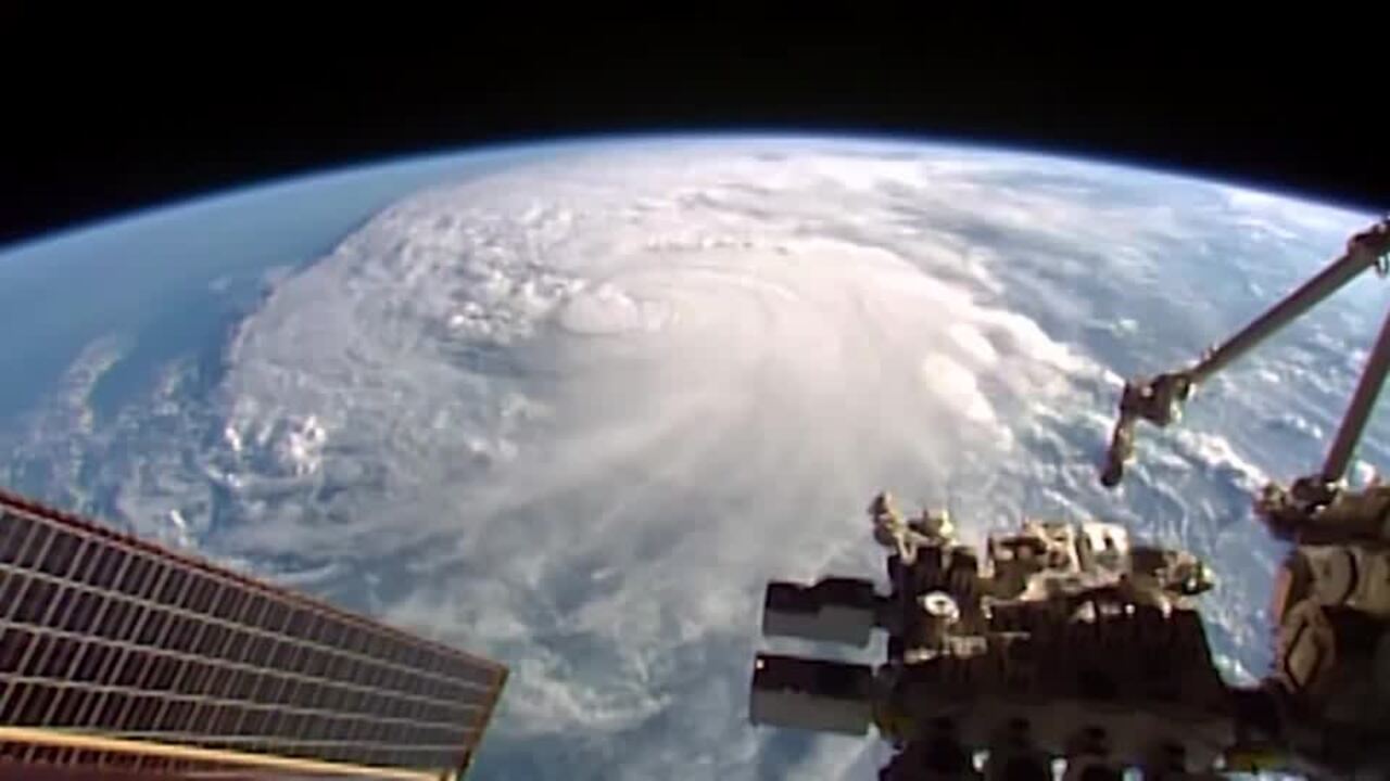 Hurricane Milton seen from space as it bears down on Florida