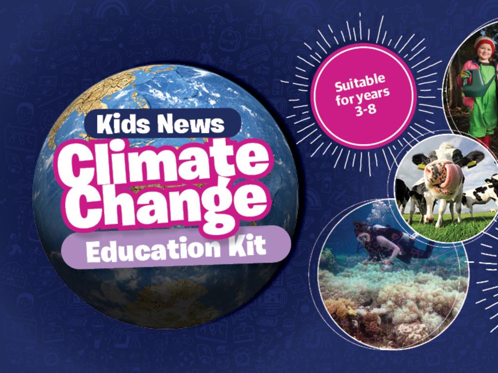 Kids News climate change education kit - website artwork