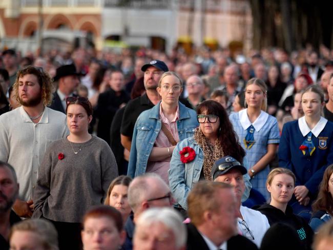 Anzac Day 2025. Dawn service Anzac Park Townsville. Picture: Evan Morgan