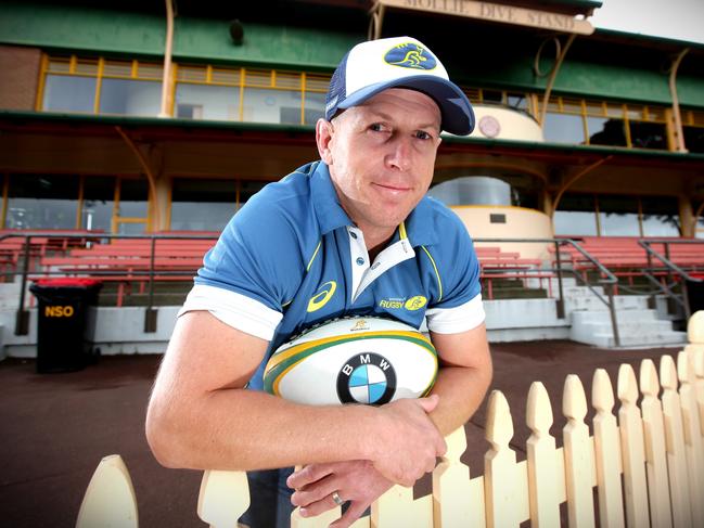 Pic of  Simon Cron at Nth Sydney oval this morning.Simon has been appointed by the  ARU as one of the joint coaches for the under 20s Australian team