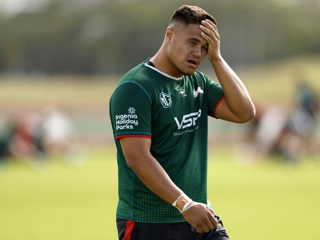 Josh Schuster is yet to play a game for the Rabbitohs in first grade but made a successful rugby league return in their NSW Cup loss to North Sydney. Picture: Getty Images