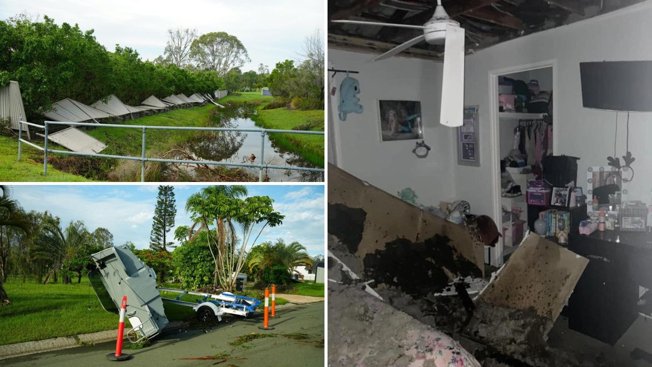 Storm damage on the Gold Coast. Picture: Supplied