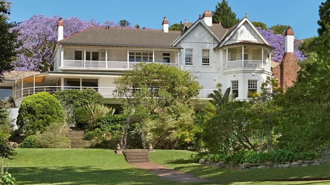 Elaine at Point Piper. The once-proud residence has been reduced to a gutted shell during the past seven years. Picture: Supplied