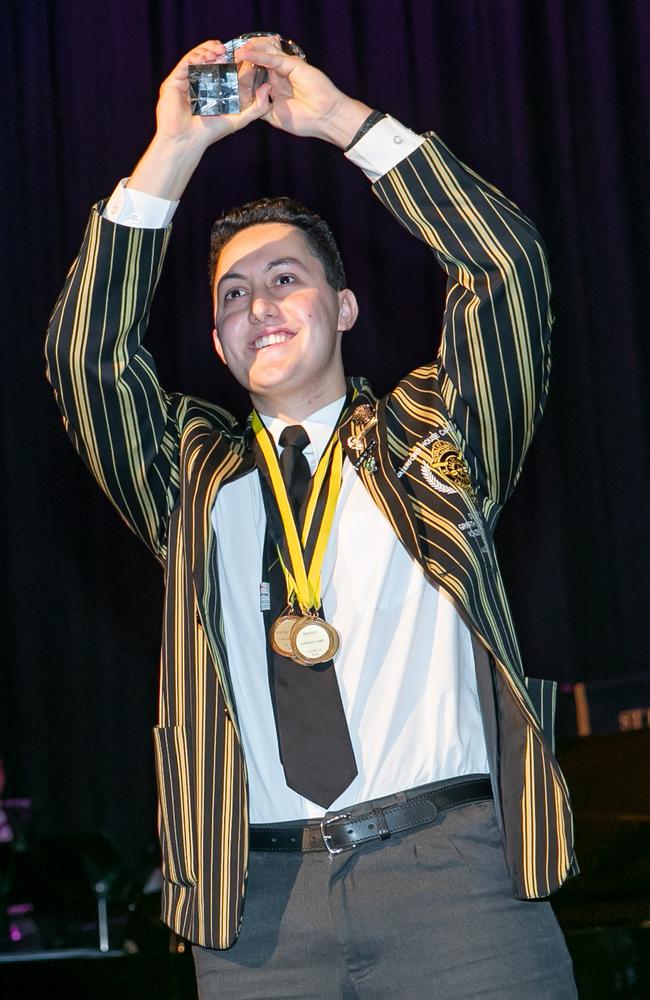 St Laurence's College Dux of 2019, Lawrence Lagos. Picture: St Laurence's College