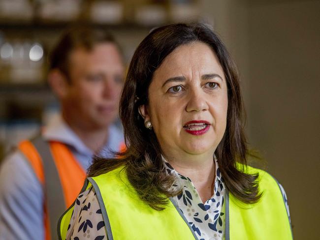 Queensland Premier  Annastacia Palaszczuk  visiting Nerang business, Grahams Natural. Picture: Jerad Williams