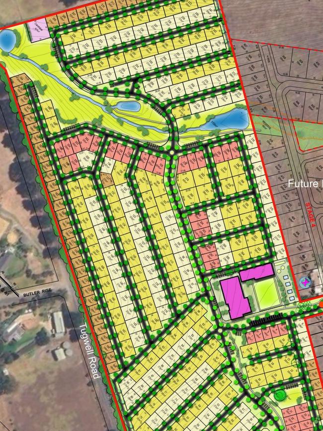 A map of the proposed Ocean View Lifestyle Resort at Encounter Bay. Picture: Aspex Building Designers