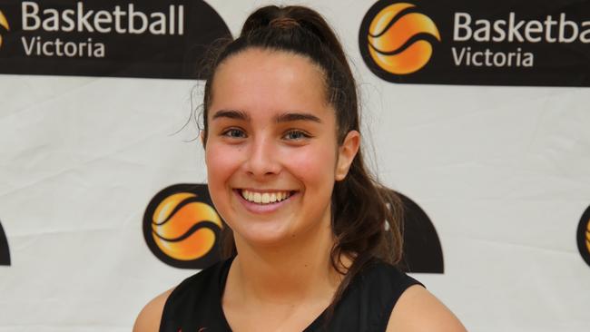 Jemma Amoore is one of two Ballarat locals in the women's team. Photo: Basketball Victoria.