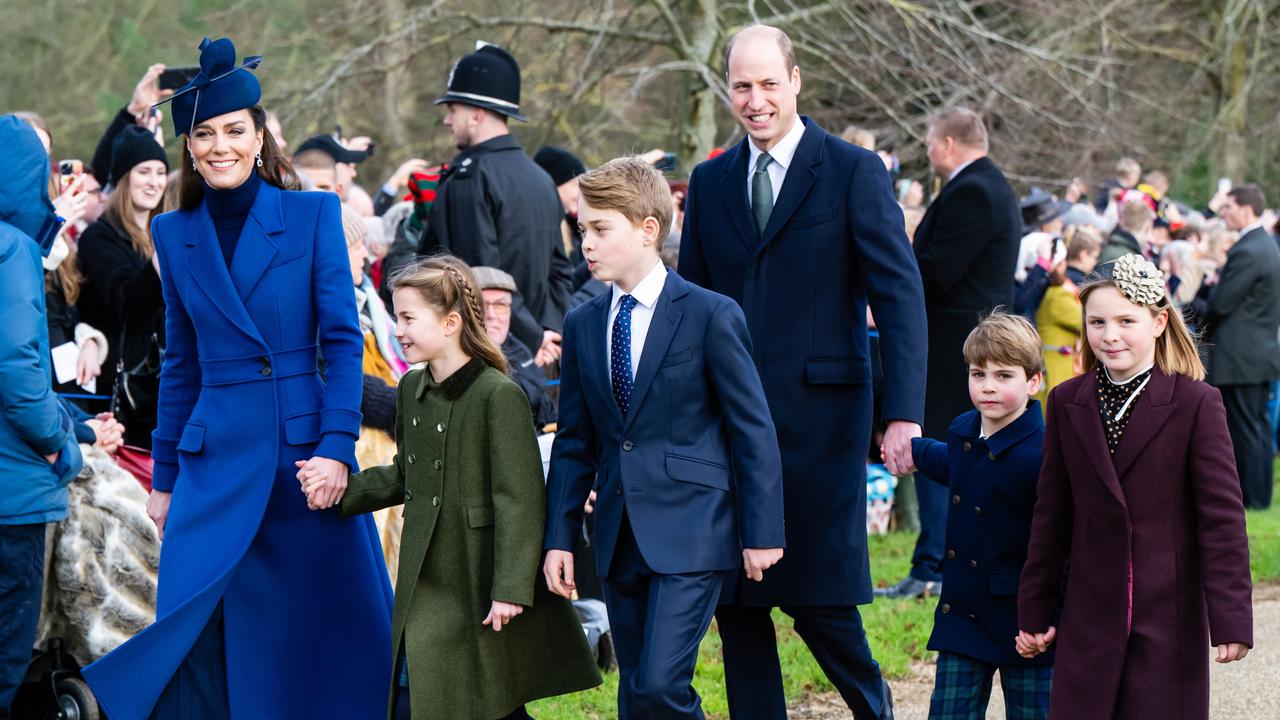 Princess Catherine with her family on Christmas Day, the last time she was seen in public. Picture: Samir Hussein/WireImage