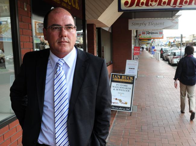 Australian Senate inquiry into the Sale of Timber Assets by the South Australian Government at Mt Gambier. Wattle Range Council mayor and local business owner Peter Gandolfi.