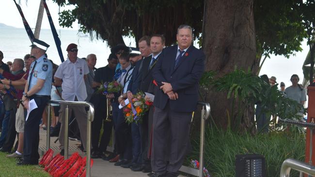 Airlie Beach Anzac Day ceremony, 2024. Photo: Estelle Sanchez