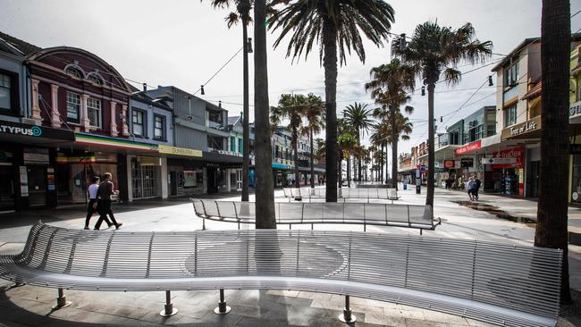 Quiet streets. This was taken at 10am on Thursday, April 9, 2020. Picture: Julian Andrews.