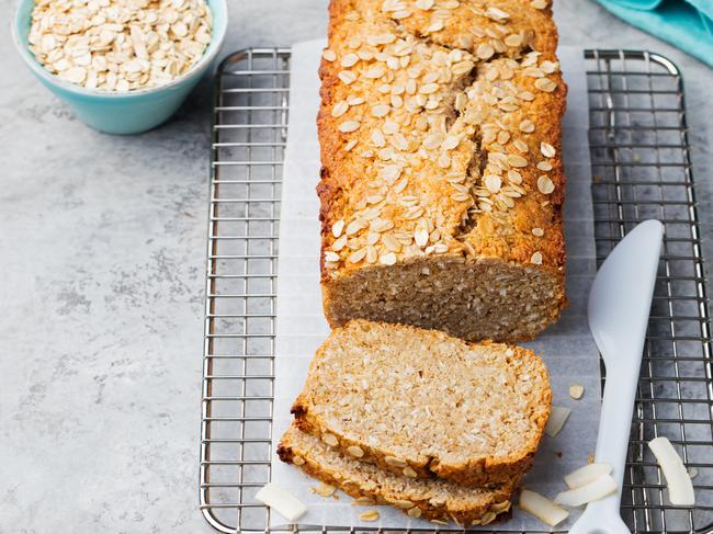 Vegan oat and coconut loaf bread. Picture: iStock