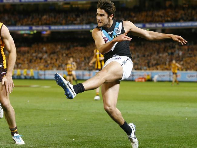 Port Adelaide will be hoping Chad Wingard can have a more consistent season in 2015. Picture: Michael Klein