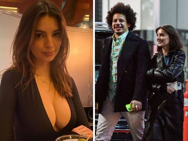 Emily Ratajkowski enjoyed a night out with Eric André over the weekend. Pictures: Instagram, TheImageDirect.com