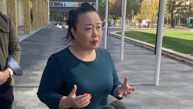 Elizabeth Lee calls for an inquiry into the Dhulwa Mental Health Unit. Picture: Julia Kanapathippillai