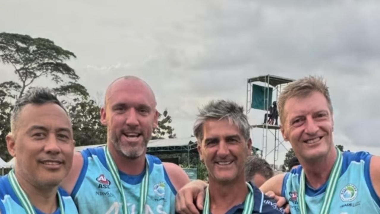 Olarenshaw’s surprise act at Bali footy game after brothel raids
