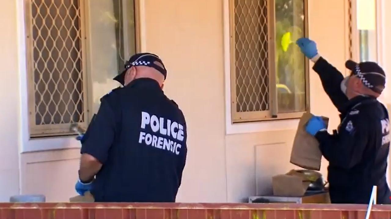 Police have been searching Cleo Smith’s family home. Picture: 7 News