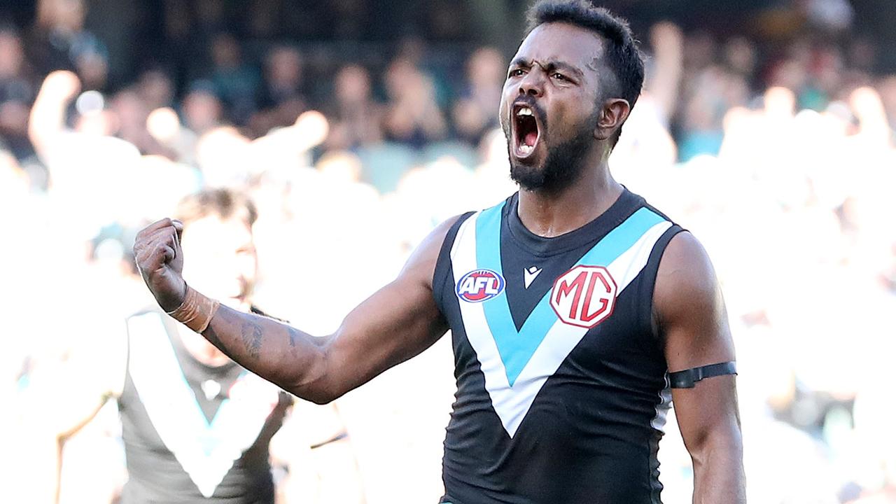 AFL finals scores 2023: Port Adelaide Power vs GWS Giants results, kick off  time, updates; GWS advance to preliminary final; Ron Barassi tributes;  Kysaiah Pickett handed one-match ban for high bump on