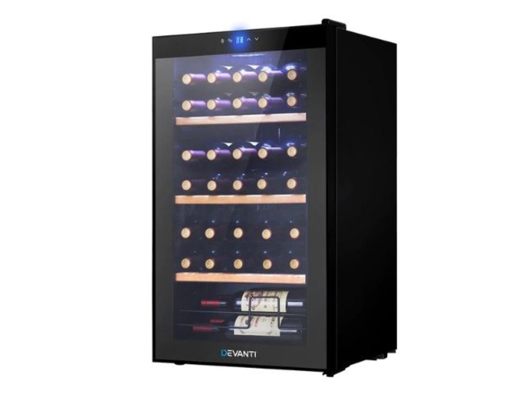 Black+decker 6 Bottle Wine Fridge, Thermoelectric Small Wine Cooler, Mini Wine  Fridge With Triple Pane Clear Glass Door : Target