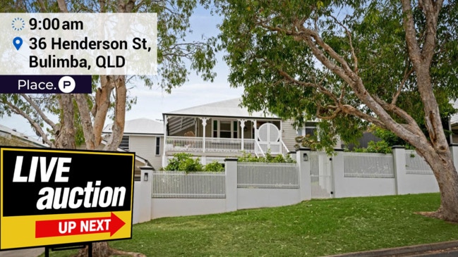 Replay: Brisbane house auctions – 36 Henderson St, Bulimba