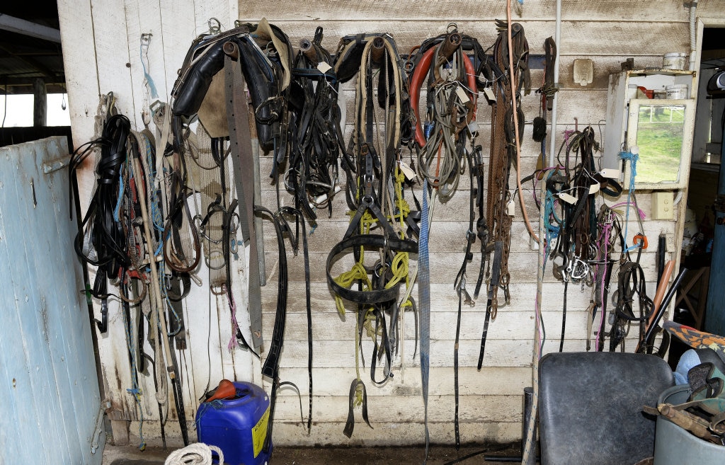 Larkhill local Ken Consiglio is having an auction of most of the things on his property. Picture: Rob Williams