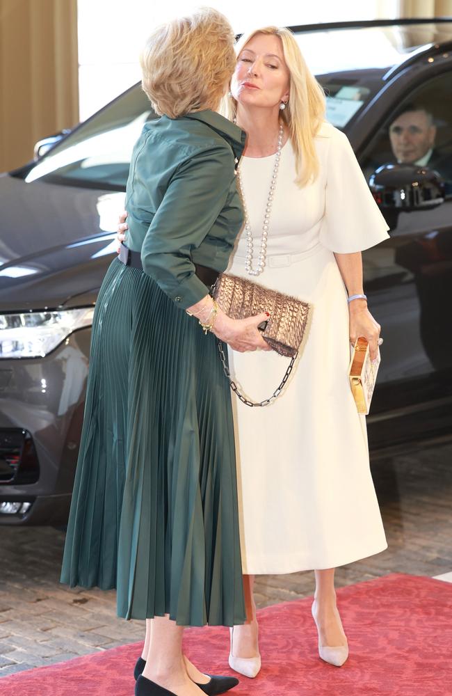 Queen Anne-Marie and Marie-Chantal, Crown Princess of Greece. Picture: Chris Jackson/Getty Images