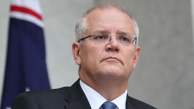 Morrison’s campaign to win the next election began the day he took over from Malcolm Turnbull. Picture: Kym Smith/News Corp Australia