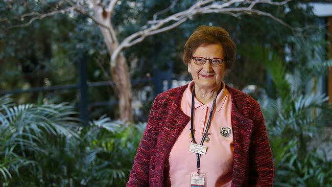 DoSomething Day 2017 Audrey McCallum poses for a photo at the Prince of Wales Hospital. Audrey McCallum volunteers at the Prince of Wales Hospital. (AAP IMAGE/ Danny Aarons)