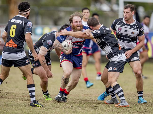 Seagulls centre Jamie Anderson in action in 2018. Picture: Jerad Wiliams