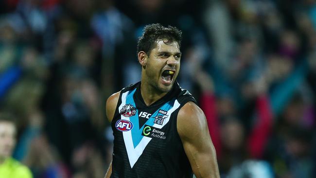 Paddy Ryder has been a winning addition to Port Adelaide’s ruck division.