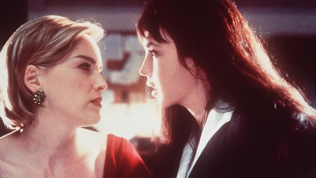 Sharon Stone and Isabelle Adjani in the 1996 film Diabolique.