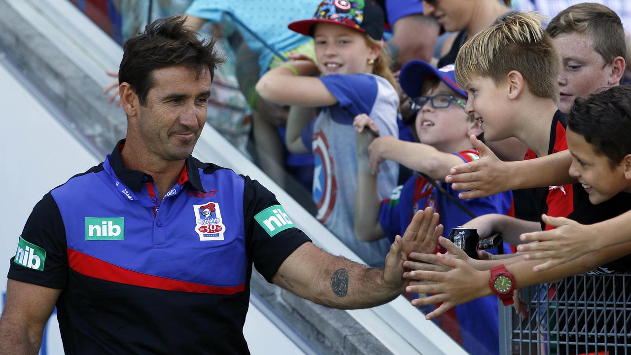 Andrew Johns will be a part of the Knights’ coaching staff next season. Picture: AAP Image/Darren Pateman