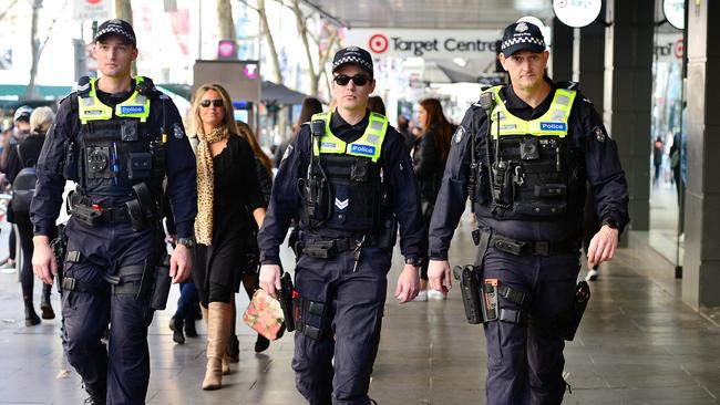 Victoria Police officers were called to more than 10,000 mental health incidents last year. Picture: Nicki Connolly