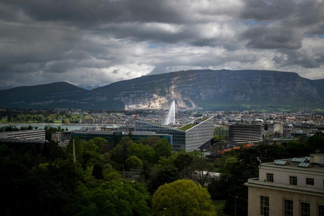 Officials from the United States and China will meet for trade talks in the Swiss city of Geneva, pictured here